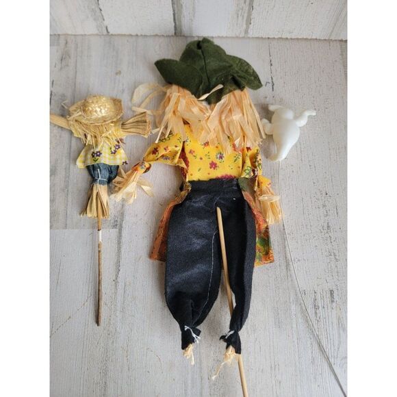 Fall Halloween scarecrow ghost pick flower accessory set - Picture 9 of 10